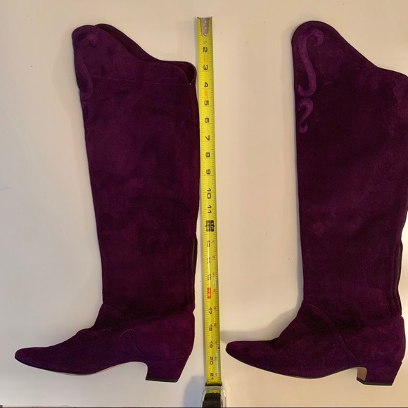 Vintage Escada Suede Boots - Picture 4 of 11